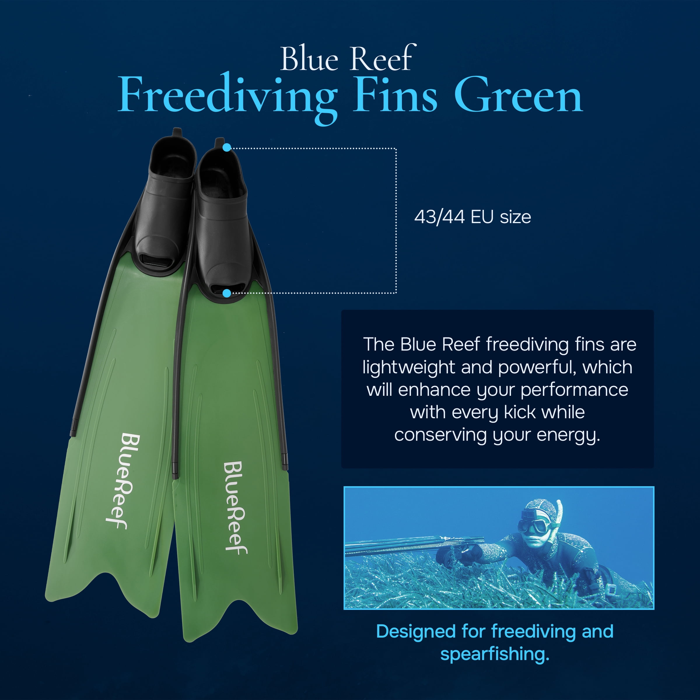 Blue Reef Freediving Fins