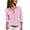 Pink, variant on Cotton Linen Blouses for Womens Loose Tunic Tops Button Down Long Shirt Dress Roll Up Sleeve Casual Work Plain Shirt