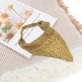 thumbnail image 6 of Unique Bargains Women's 1pc Stylish Ditsy Floral Headwrap 9.25''x8.86'' Yellow, 6 of 6