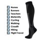 thumbnail image 4 of Correr Calcetines De Compresión Medias 20-30 mmhg Hombres Mujeres Deportivos Para Maratón Ciclismo Fútbol Varicosas Venaspangjing, 4 of 4
