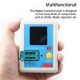 thumbnail image 2 of 3.5 Inch 0.01-50MΩ 25pF-100mF LCD Digital Transistor Tester Diode Professional LCD Resistor Capacitor Meter Automatic Power off Measuring Device, 2 of 6