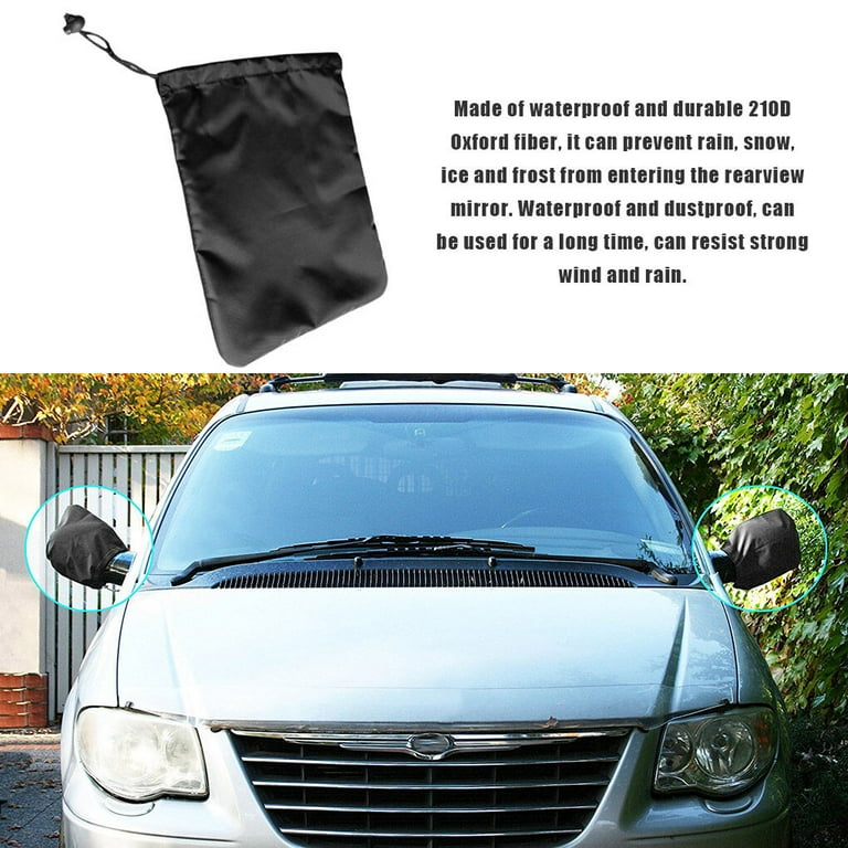 2pcs set Mirror Cover Car Side Mirror Cover Waterproof Dust Auto Protector Rear View Mirror Protector