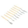 thumbnail image 1 of Cuchillo de pintura, 8 piezas Cuchillo de paleta Cuchillo de pintura acrílica de acero inoxidable Paleta Espátula Diseño elevado, 1 of 12