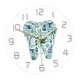 thumbnail image 1 of Reloj de Pared con Dientes, Reloj de Pared para Dormitorio, Decoración Del Hogar, 30 Cm, Fácil de Leer, Movimiento Silencioso, 1 of 9