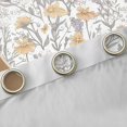 thumbnail image 4 of Homewish Girls Personalized Gifts Blackout Curtains Set of 2 (52x84 Each),Gold Letter C Window Curtains,Orange Purple Floral Curtains and Drapes For Princess,Lightweight Room Decoration, 4 of 6