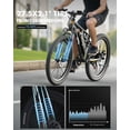 thumbnail image 3 of Actbest 27.5" Electric Bike for Adults, 21-Speed, 500W Motor, 48V 10.4Ah, Full Suspension, Long Range, Mountain Ebike for Man Teens, 3 of 8