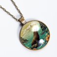 thumbnail image 2 of Sea Lion Necklace Personalized Custom Photo Round Pendant Adjustable Stainless Steel Necklaces with Gift Box for Men Women Mothers Valentine's Jewelry Gift, 2 of 6