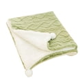 thumbnail image 2 of Tnobhg Pet Blanket Warm Soft Comfortable Dogs Cats Plush Blanket Thickened Warm Pet Sleeping Mat Pet Supplies, 2 of 7