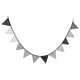 thumbnail image 2 of Banderas de tela de algodón nórdico INS, banderín negro y gris, decoración de boda para fiesta de bebé Likrtyny 3wd0vx5tu4jc5fs5, 2 of 9