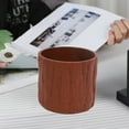 thumbnail image 5 of Faux Bark Resin Planter Pot for Succulents Cactus Herbs Indoor Outdoor Use 4 Colors Small Plant Container, 5 of 6