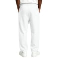 thumbnail image 6 of Resicozy Baggy Sweatpants Men Wide Leg Elastic Waist Drawstring Athletic Loose Jogger Lounge Sweat Pants with Pockets White 2XL, 6 of 7
