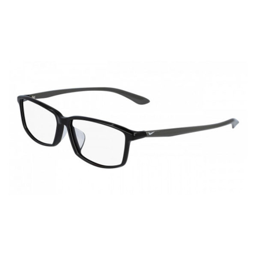 Nike Men's Black Square Eyeglass Frames 