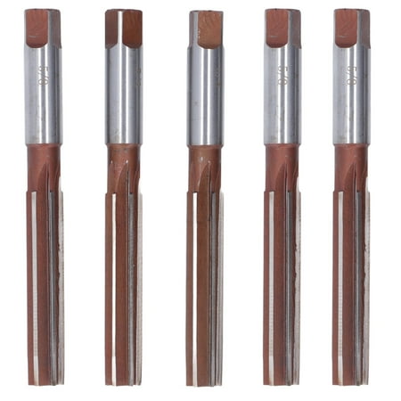 

ESTINK 5Pcs Hand Milling Cutter Tool 9SiCr US Standard Hand Reamer For Aluminum Cast Iron 5/8in Hand Milling Cutter Tool