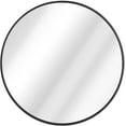 thumbnail image 1 of YSSOA Round Wall Mirror, Circle Mirror for Bathroom, Entry, Dining Room & Living Room Metal Black Frame Wall Mount Mirror, 30 inch, 1 of 9