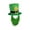 AG, variant on Generic Irish Leaf Festival Cotton Hat Beard Party Hat Show Top Hat St. Patrick's Day Green Leprechaun Top Hat with Beard Irish Shamrock Velvet Hat