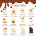 thumbnail image 5 of Cartoon Bear Nail Chocolate Nails Art Resin Nails Art Decorations, 5 of 12