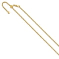 thumbnail image 2 of 14K Yellow Gold Cable Chain Styles Necklace Adjustable 2.5 mm Semi-Solid D/C 30 inch, 2 of 6