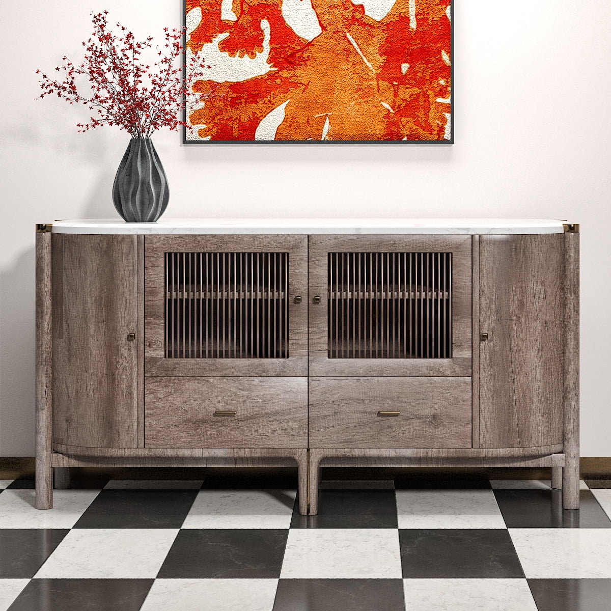 Artistic Wood Contact Paper for Kitchen 400"x15.8" AbaBoorty Countertops Wood Wallpaper Peel and Stick Wood Adhesive Wall Paper Rustic Wood Look Grain Removable Wallpaper for Furniture Door Decor