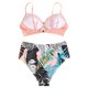 thumbnail image 5 of Mejor Belleza Mujer Traje de Baño de Moda Aumentar el tamaño 2 Piezas Tankini Tops de Bikini y Partes de Abajo Rosa XL, 5 of 5