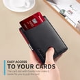 thumbnail image 4 of Billetera RUNBOX Money Clip Slim con bloqueo RFID, 11 tarjetas, 4 of 5