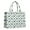 Monochrome Dinosaur Silhouette, variant on Large Capacity Tote Bag,Mint Dinosaurs with Cacti Cute Handbag Fashion Luxury Tote Bag,15.7"x13"x 5.1" Inches,Laptop Compatible