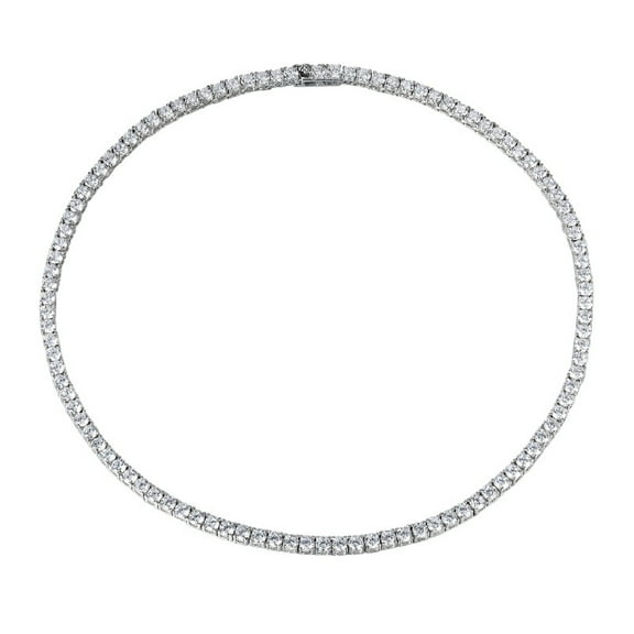 5mm Men Moissanite Necklace Chain D Color VVS1 clarity Diamond Necklace 925 Sterling Silver Diamond Tennis Necklace for Men Women with Certificate 15-24inch
