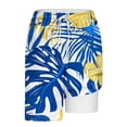 thumbnail image 7 of Yaoyar Mens Swim Trunks with Compression Summer Liner 2 in 1 Board Shorts Quick Dry Swimming Trunks with Pockets, 7 of 7