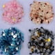 thumbnail image 1 of 1 cm, 15 cm, 20 cm, 25 cm, varias formas, confeti, fragmentos de flores, papel de relleno para globos, 1 of 5