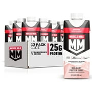 Muscle Milk Genuine Protein Shake, Strawberries 'N Crme, 11 fl oz Carton, 12 Pack