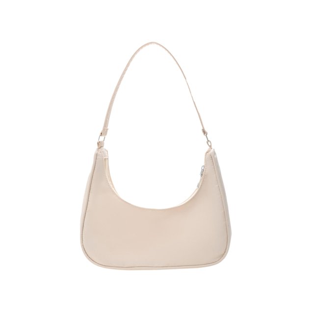 Btafrte Mujer Color El Brazo Hobos Bolsas Bolso Mano Con Asa Superior (beige)