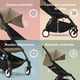 thumbnail image 4 of Carriola Stokke YOYO3 Negra Toffee Ligera y Compacta Compatible con Equipaje de Mano, 4 of 7