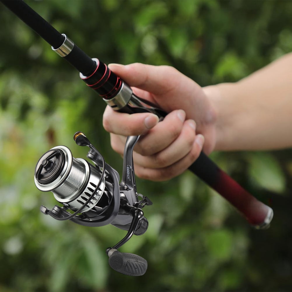 HUISZJ Spinning Fishing Reel, Metal Fishing Reel Spool Fishing Reel, Carp Fishing Accessory Fishing Tackle