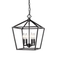thumbnail image 2 of 3234-AS Millennium Lighting 4 Light Pendant-18 Inch Tall and 12 Inch Wide-Antique Silver Finish    -Traditional Installation, 2 of 5