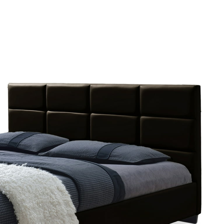 Baxton Studio Vivaldi Modern and Contemporary Dark Brown Faux Leather Padded Platform Base Queen Size Bed Frame Baxton Studio Vivaldi Modern and Contemporary Dark Brown Faux Leather Padded Platform Base Queen Size Bed Frame
