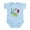 Sky Blue, variant on CafePress - Four Agility Obstacles Baby Creeper - Baby Light Bodysuit, Size Newborn - 24 Months