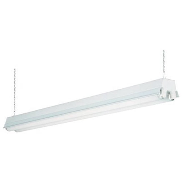 Lithonia Lighting 1233 RE 4 ft. White - 2 Light T8 Fluorescent Residential Shop Light Fixture