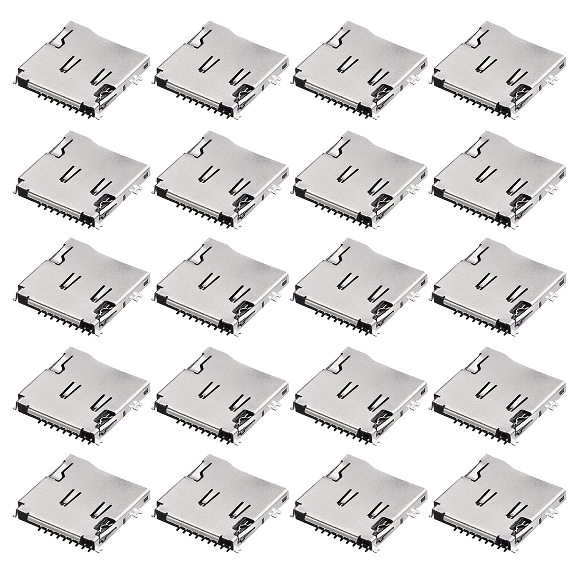 Micro SD (TF) Card Socket Holder SMT SMD Push Type 9 Pin 20pcs