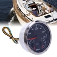 thumbnail image 1 of 110mm GPS Speedometer Tachometer, 3 in 1 with Fuel Gauge Turn Signal Red Backlight DC 9 32V 0 120 KM H 0 8000 RPM, for RV Yachts Trucks, 1 of 7