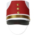 thumbnail image 3 of YiZYiF Garçons Enfants Uniforme de Tambour-Major Veste Inspirée Militaire avec Chapeau pour Performance de Fanfare Rouge 16, 3 of 4