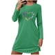 thumbnail image 2 of HongQid Nightgowns for Women Soft Grpahic House Dress Long Sleeve Sleep Shirts Fall Sleepwear Night Gown Nightshirt, 2 of 6