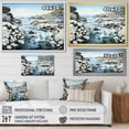 thumbnail image 4 of Designart "The Stormy Blue And White Coast Of Japan" Coastal Coral Under Water Floater Framed Canvas Wall Art, 4 of 5
