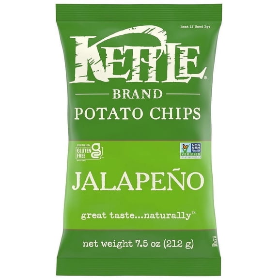Kettle Brand Kettle Potato Chips Jalapeno 7.5 oz