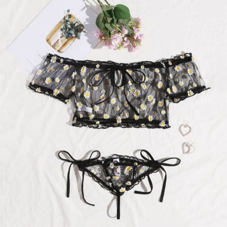 

Women s Lace Sexy Solid Color Sexy Underwear Split Bikini Sexy Underwear Set
