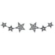 thumbnail image 1 of Guardurnaity Pendientes de estrella de cinco puntas fáciles de combinar para mujer Pendientes de estrella Aplicación amplia de moda Ropa, zapatos y accesorios Miscelánea, 1 of 6