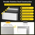 thumbnail image 3 of Outdoor Kitchen Door, BBQ Single Access Door Brushed Stainless Steel, BBQ Access Door for BBQ Island Grilling Station, 3 of 9