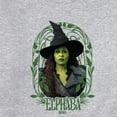 thumbnail image 3 of Wicked: Part 2 -  Art Noveau Elphaba - Men's Long Sleeve Crew Fleece Sweatshirt, 3 of 5