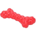 thumbnail image 3 of Squeak Bone Dog Toy Teeth Cleaning Squeaky Interactive Dog Bones for Small Medium Large BreedRed, 3 of 9