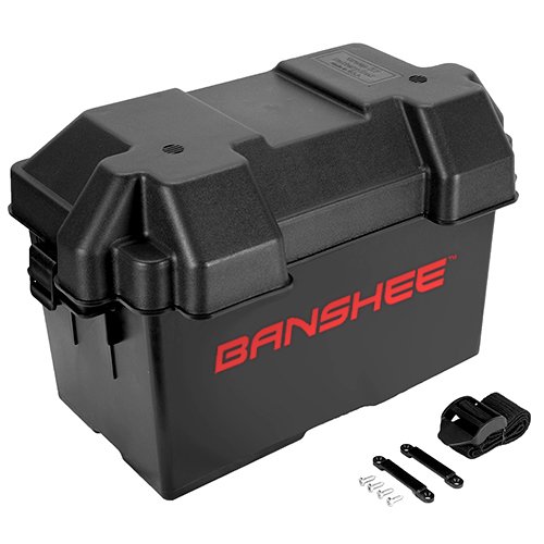 Heavy Duty Portable Group 27 Battery Box With Lock For 12v Marine Rv And Trailer Walmart Com