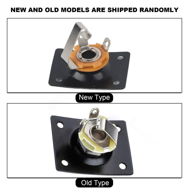 Guitar Plate Socket, Guitar Output Jack Plate Rectangle Output Jack Plate Socket for Style Electric Guitar Bass