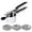 Black, variant on Hearth & Gear Potato Masher Stainless Steel Potato Replaceable Bottom Plate Pumpkin And Potato Masher Potato Kitchen Things Things at Home Bar Must Haves Sharpest Set Metal Strip for Kitchen
